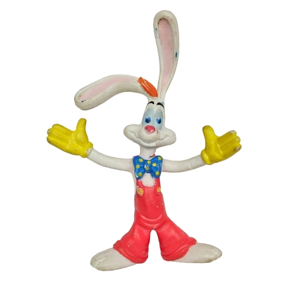 Vintage Disney Who Framed Roger Rabbit Bendable Bendy Poseable PVC 6" Figure K37 - Picture 6 of 6